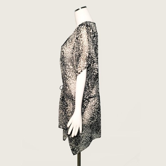 Cruise Club Cinch Pareo Print Coverup NWT - Picture 6 of 7